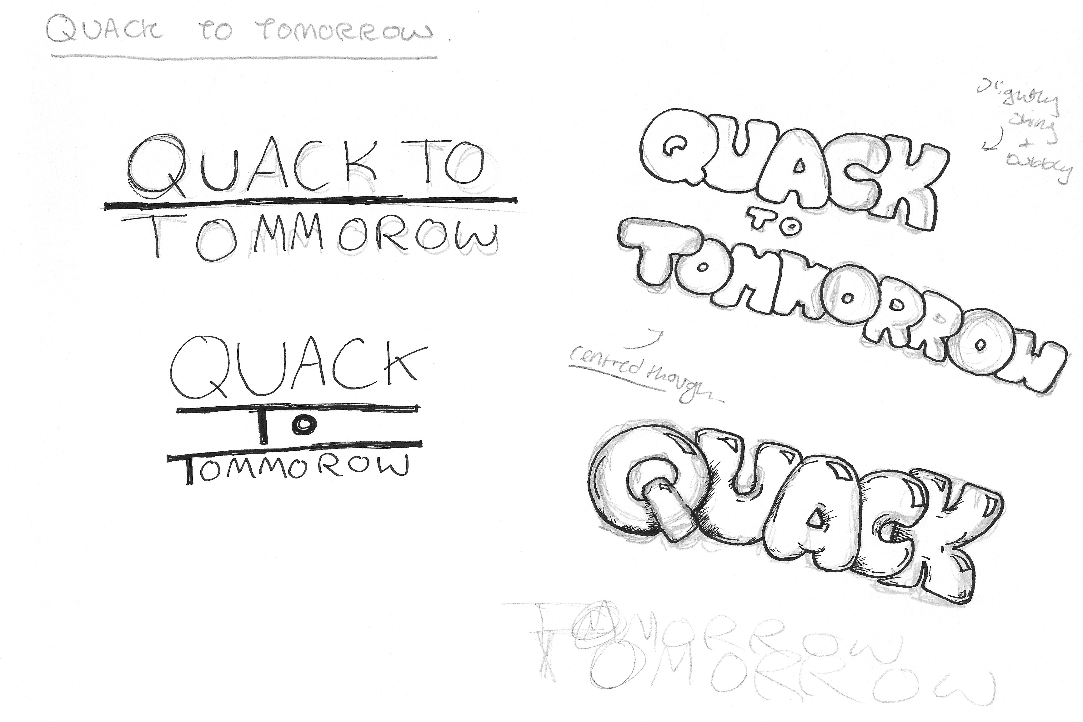 Duck Logo Sketch