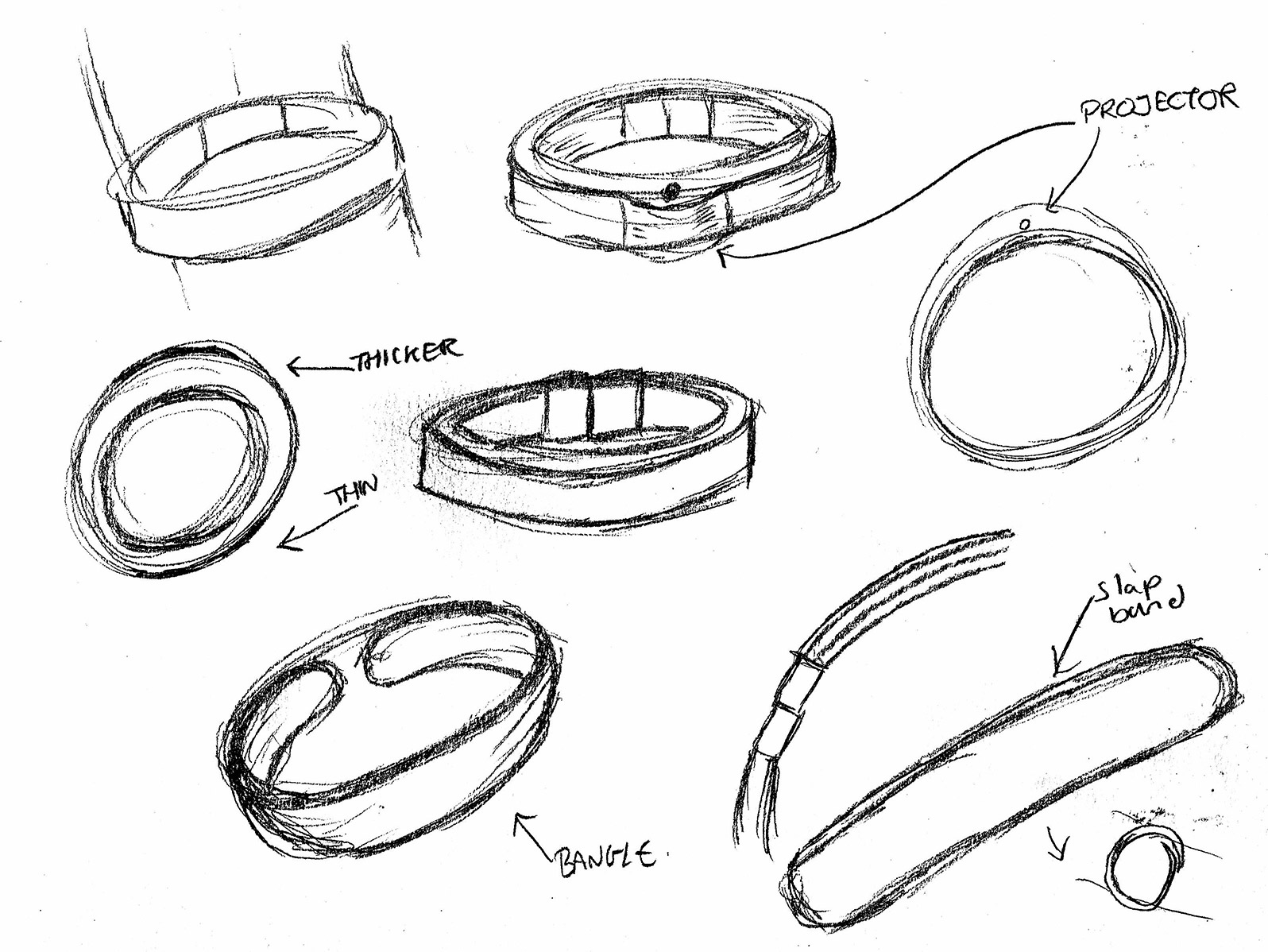 Bracelet sketches 1