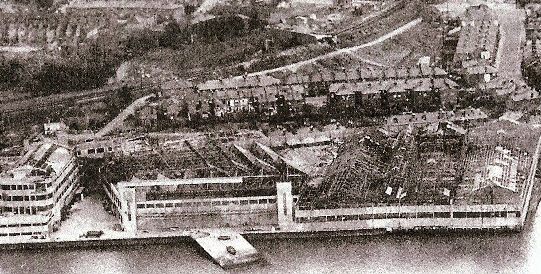 Woolston Factory Bombed